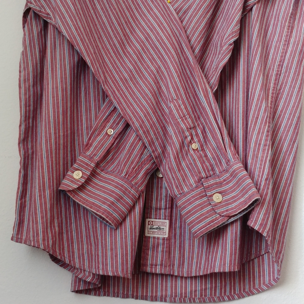 Levi's Signature👔 long sleeve casual fade wash - Picture 2 of 9